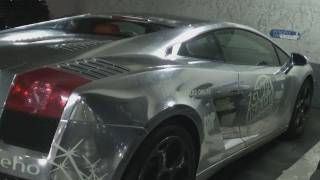 chrome Lamborghini Gallardo Gumball 3000 [upl. by Hgielrebmik587]