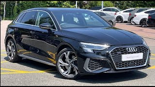 2022 Approved Used Audi A3 Sportback S line 40 TFSI quattro 190 PS S tronic  Stoke Audi [upl. by Joeann]