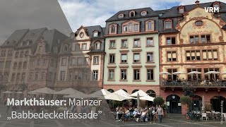 Mainzer Markthäuser Die Geschichte der „Babbedeckelfassade“ [upl. by Eimmaj]