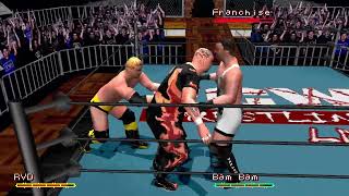 Bam Bam Bigelow vs Rob Van Dam vs Shane Douglas vs Tommy Dreamer  Elimination ECW Blackout Edition [upl. by Hibbitts]