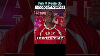 Key amp Peele Do The Best Football Names With Real Players 😂😂 shorts funny [upl. by Ezeerb934]