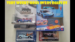 This Weeks Haul New Gulf and STP Wreckers Hot Wheels RC Datsun 620 [upl. by Aytnahs]