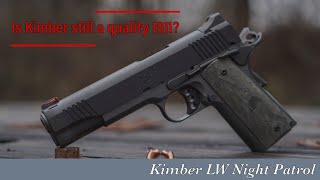 Is Kimber Still Relevant Kimber LW Night Patrol [upl. by Sherm]