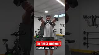 DUMBBELL WORKOUT  Chest exercise  DB Chest Raise  BIGLEE [upl. by Ahsekal]