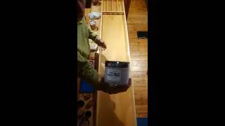 David Dow  Sjoelen Instructional Video The sjoelbak board description and maintenance [upl. by Aubin145]