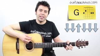 de musica ligera tutorial guitarra completo con acordes y ritmo de soda stereo [upl. by Thurmond]