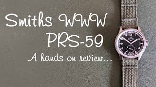 Smiths Timefactors WWW PRS59 Dirty Dozen handwinding watch  hands on review [upl. by Thisbe337]