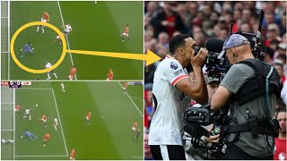 🔴 Trent AlexanderArnold disallowed Goal vs man united amp Crazy famous old Trafford celebration [upl. by Juna]