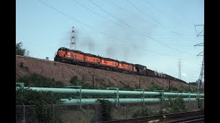 UNION RAILROAD COKE TRAIN with BESSEMER and LAKE ERIE POWER CLAIRTON PA MAY 27 1995 [upl. by Yerffe]