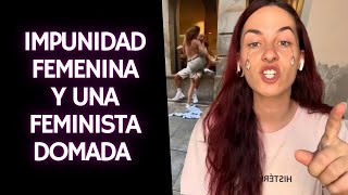 FEMINISTA ES DOMADA EN VIVO 🏇🏻 [upl. by Johnstone]