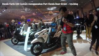 Custom Honda Vario 150 Pakai Setang beat Street [upl. by Avelin]