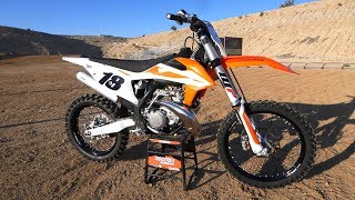 First Ride 2019 KTM 250SX 2 Stroke  Motocross Action Magazine [upl. by Notla284]