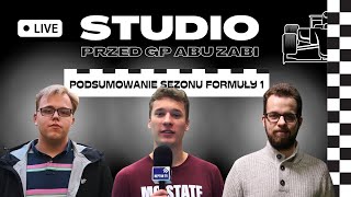 Podsumowanie sezonu Formuły 1  Studio na żywo przed Grand Prix Abu Zabi [upl. by Arihsan156]