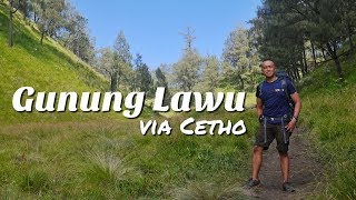 GUNUNG LAWU VIA CETHO SOLO HIKING  Subtitle available  VLOG 7 [upl. by Notsej]