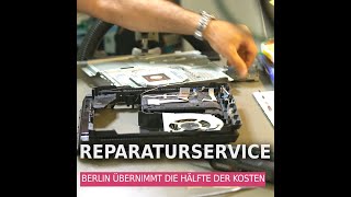 Reparieren statt Wegwerfen – Berlin startet mit dem Reparaturbonus [upl. by Elston]