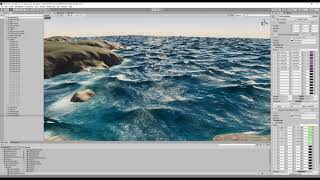 Gerstner Waves Ocean Shader now with Wave Editor  Unity [upl. by Nahtaj174]