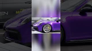 Porsche 911 Turbo S Unleash 640 HP in Stunning Purple [upl. by Nyrhtak]