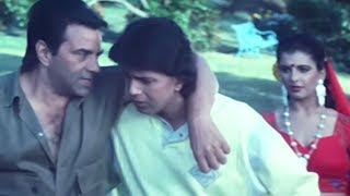 Dharmendra sacrifice his love for Mithun Chakraborthy  Hum Se Na Takrana  Action Scene 1114 [upl. by Martel]