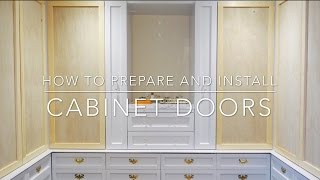 Easy HowTo Guide to Install Cabinet Doors Complete Tutorial [upl. by Lonnie]