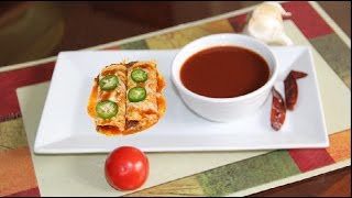 Homemade Enchilada Red Chile Sauce Video Recipe by Bhavna  Mexican Cuisine Recipes [upl. by Leandro]