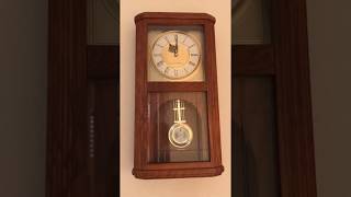 Westminster Hour Chime SEIKO Chiming Wall Clock [upl. by Rentsch846]