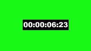 Green screen timer  stopwatch [upl. by Enelie692]