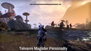 ESO Morrowind New Telvanni Magister Personality Showcase [upl. by Luckin]