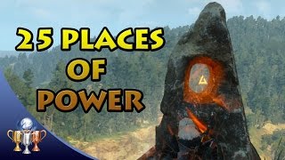 The Witcher 3  ALL Places of Power in White Orchard Velen Novigrad Skellige amp Kaer Morhen [upl. by Stock]