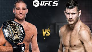 UFC 5 SEAN STRICKLAND VS MICHAEL BISPING FOR THE UFC WORLD MIDDLEWEIGHT CHAMPIONSHIP BELT [upl. by Orsino]