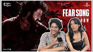 Fear Song  Devara Part  1  NTR  Koratala Siva  Anirudh Ravichander  REACTION  CG [upl. by Eldoree590]