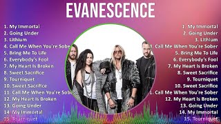 Evanescence 2024 MIX Playlist  My Immortal Going Under Lithium Call Me When Youre Sober [upl. by Eido]