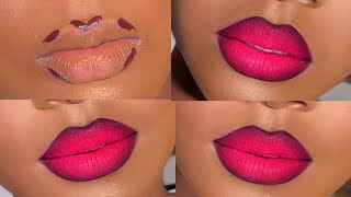 HOW TO CREATE AN EASY OMBRÉ LIPS  SIMPLE OMBRÉ LIPS [upl. by Einneg]