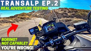 Honda Transalp 750  First Ride OnOff Road REAL test no holding back EP2 [upl. by Davon]