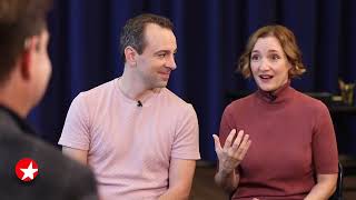 Mrs Doubtfires Rob McClure and Maggie Lakis on The Broadway Show  Broadway in Cincinnati [upl. by Parthinia]