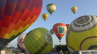 MONTGOLFIADE WARSTEIN 2017  Farbenprächtige Ballon Massenstart Platz B [upl. by Cletis]