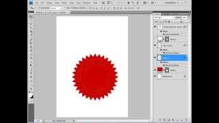 Photoshop Tutorial Make Embossed Seal [upl. by Gagliano984]