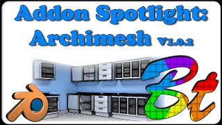 Archimesh v102  Blender Addon Spotlight [upl. by Oliva]