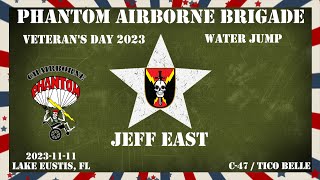 20231111  Phantom Airborne Brigade  Jeff East  Veterans Day 2023 4K  Lake Eustis FL [upl. by Adni553]