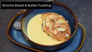 BRIOCHE BREAD AND BUTTER PUDDING Delicious Brioche Bread Dessert [upl. by Vastah425]