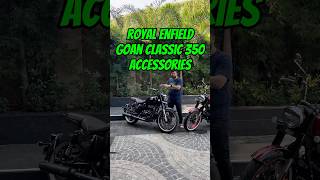 ACCESSORIES FOR THE NEW GOAN CLASSIC 350 goan classic350 [upl. by Anitnuahs989]