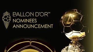 2022 Ballon dor Nominees Announcement Live  Ballon dor shortlist [upl. by Ardek]