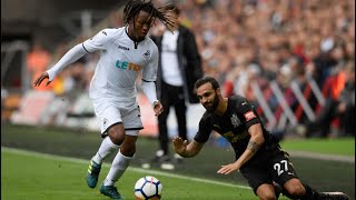 Renato Sanches vs Newcastle  Swansea Debut [upl. by Ashman]