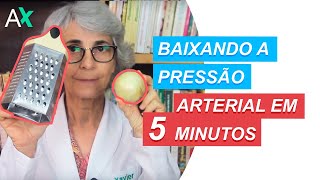 Como baixar a pressão arterial naturalmente em 5 minutos [upl. by Aihsoj]