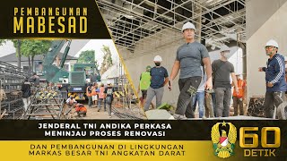 Jenderal TNI Andika Perkasa Meninjau Proses Renovasi dan Pembangunan di Lingkungan Mabesad⁣ [upl. by Darleen]