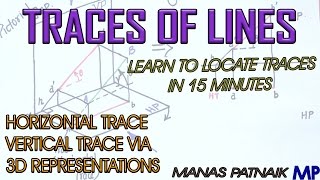 Traces of Lines Concept amp Procedure [upl. by Eeslek]