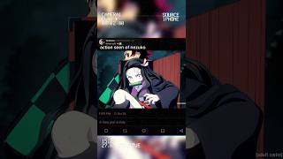 Nezukos action seen demonslayer tanjiro nezuko shorts fyp anime oruchimaru animeedit [upl. by Gatian]