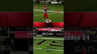 Madden NFL 25 vs 24 Comparison  PlayStation 5 madden25 ps5 [upl. by Manoff]