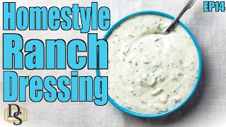 Thick Homemade Ranch Dressing Recipe  Perfect and Quick Dressing [upl. by Salita]