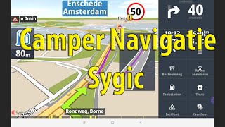 Camper TV 152 Camper NavigatieApp Sygic [upl. by Latnahc]