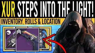 Destiny 2 XURS NEW WEAPONS amp RARE ARMOR 17th May Xur Inventory  Armor Loot amp Location [upl. by Kettie]